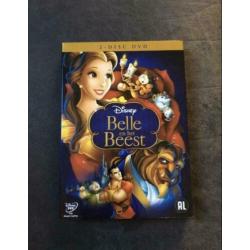 Walt disney Belle en het beest 2-disc dvd gouden rugnummer