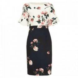 Phase Eight adembenemend mooie jurk romantische print 40