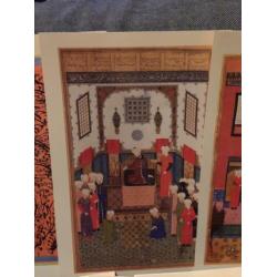 Aantal grote dubbele kaarten Golestan paleis manuscript