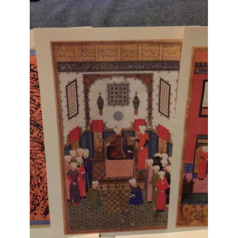 Aantal grote dubbele kaarten Golestan paleis manuscript