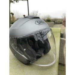 Shoei J cruise jet helm.