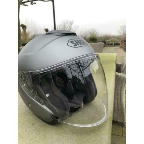 Shoei J cruise jet helm.