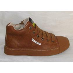 SHOESME maat 30 vetersneaker/rits cognac - gratis verzenden