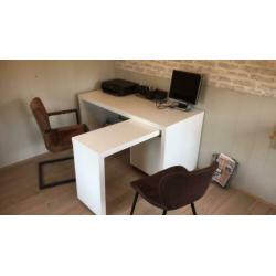 Prachtig Ikea bureau Malm compleet zgan
