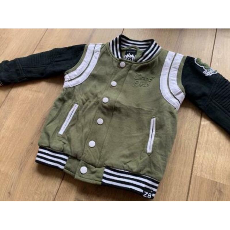*NIEUW!* Stoer baseball biker vest / jas van Z8, maat 86