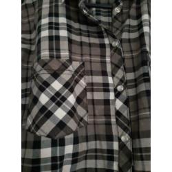 Geruite Blouse/Blousje maat M