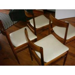 Vintage niels o moller style 1950/60 stoelen