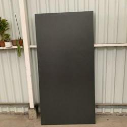 Tafel Modern Eettafel Donkergrijs metalen poten
