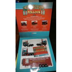 CORGI CC99130 Scotland`s Finest Pollock Trucks & Trailer Set