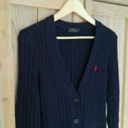 Lang kabel vest Ralph Lauren NIEUWstaat 36/S
