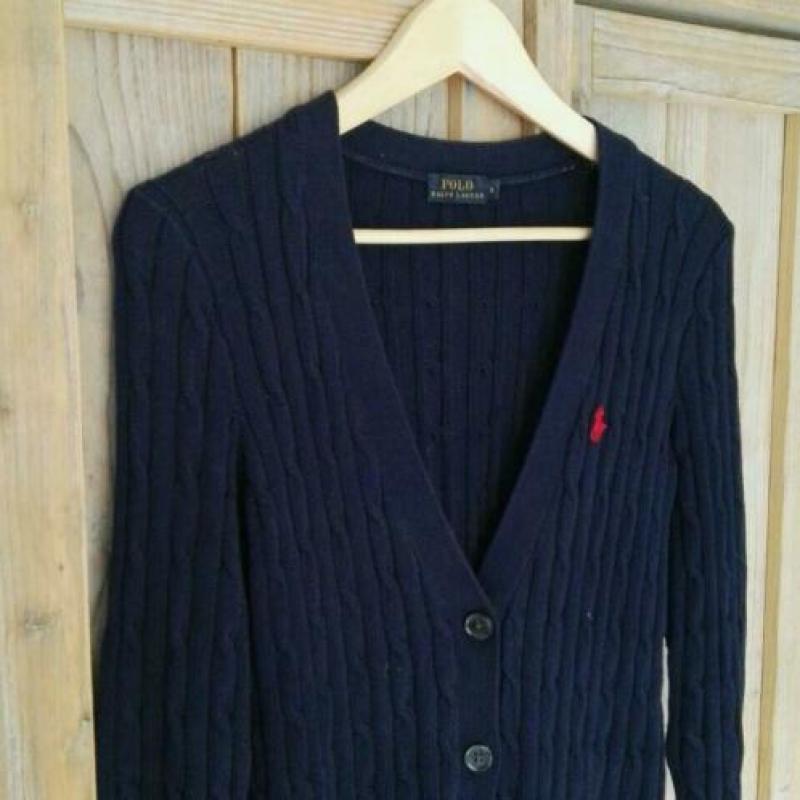 Lang kabel vest Ralph Lauren NIEUWstaat 36/S