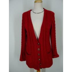 SUPERSALE !! ATMOSPHERE maat 40/42, rood gebreid vest.
