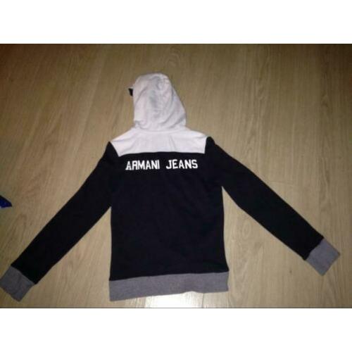 Armani jeans hoodie maat L