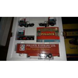 CORGI CC99130 Scotland`s Finest Pollock Trucks & Trailer Set