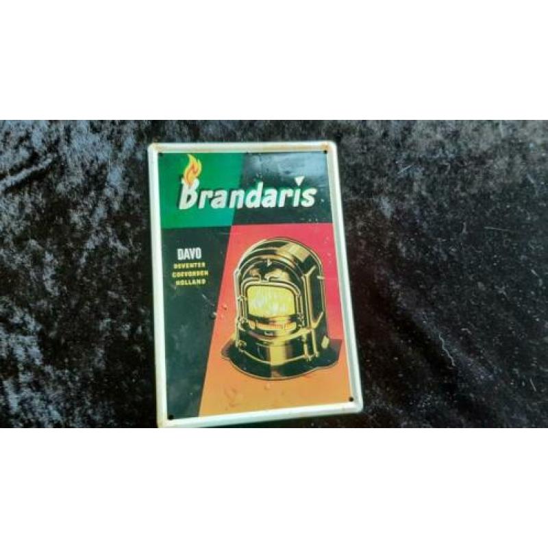 4 ijzeren reclame borden in één koop