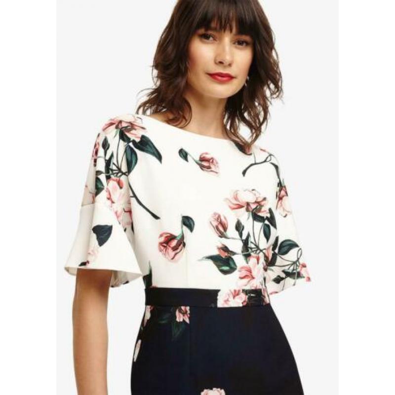 Phase Eight adembenemend mooie jurk romantische print 40