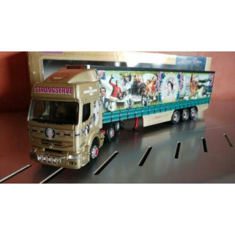 CORGI CC12104 Renault Premium Curtainside - Strongserve LTD