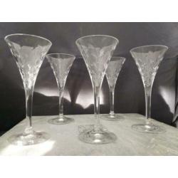 10 x glas van Kristallen (bieden)