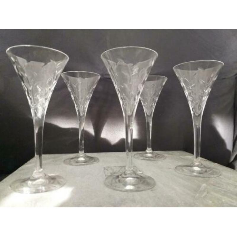 10 x glas van Kristallen (bieden)