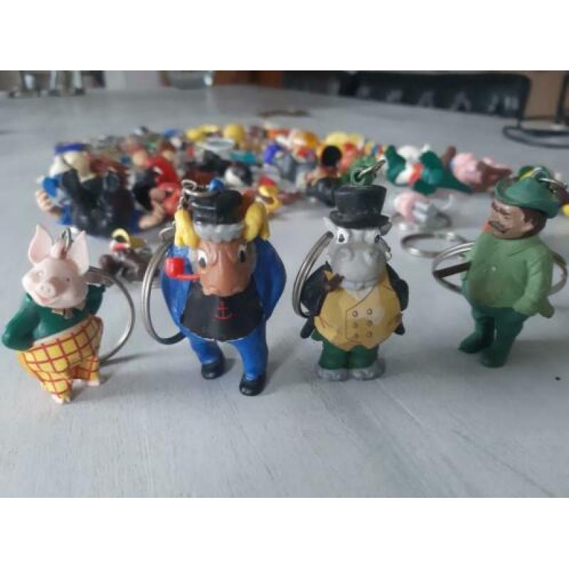 Unieke Verzameling Vintage jaren 60 Sleutelhangers