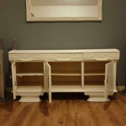 Kast spiegel dressoir wit