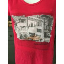 Leuke roze top van S Oliver maat 38