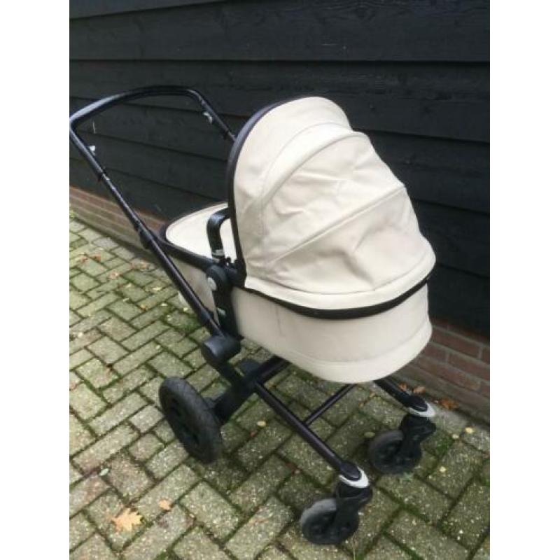 Joolz – Zand en Zwart Frame - wandelwagen, reiswieg, parasol