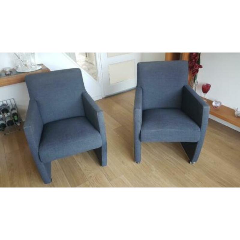 5 Eetkamer stoelen op wieltjes
