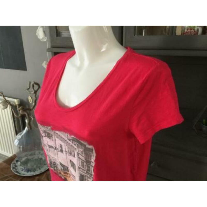 Leuke roze top van S Oliver maat 38