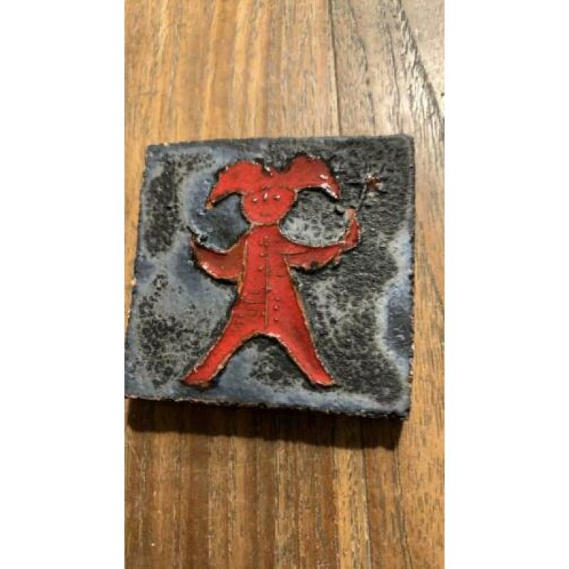 2 kleine sier wandtegeltjed