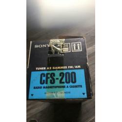 Sony cfs-200 Radio cassette recorder