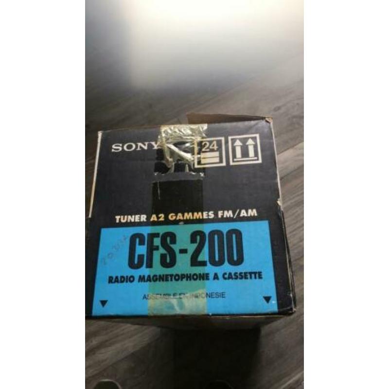 Sony cfs-200 Radio cassette recorder