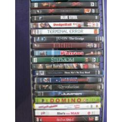 DVD-REK met 50 ORIGINELE DVD'S. (rek 3 van 3)