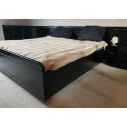 Slaapkamer meubel complete set in het zwart