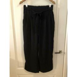 ZARA - culotte broek met strik - maat L