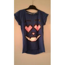 T-shirt shirtje 4 shirts ZGAN maat 140