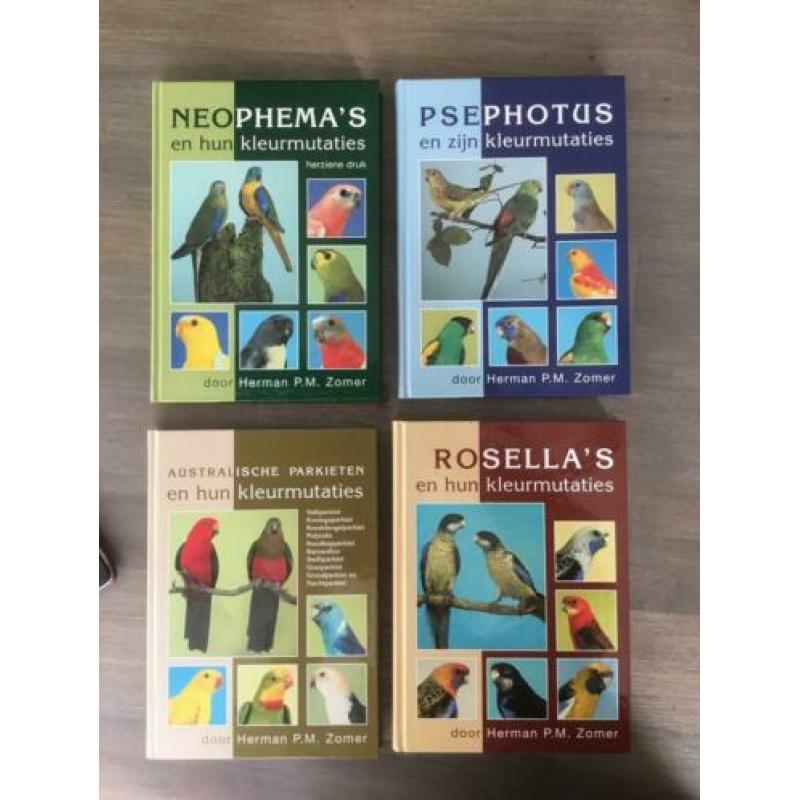 Boeken over Australische parkieten
