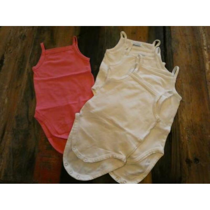 Mouwloze rompers / rompertjes (meisje) maat 62-68 (15 stuks)
