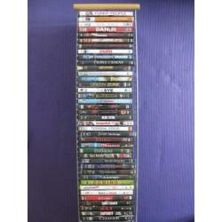 DVD-REK met 50 ORIGINELE DVD'S. (rek 3 van 3)