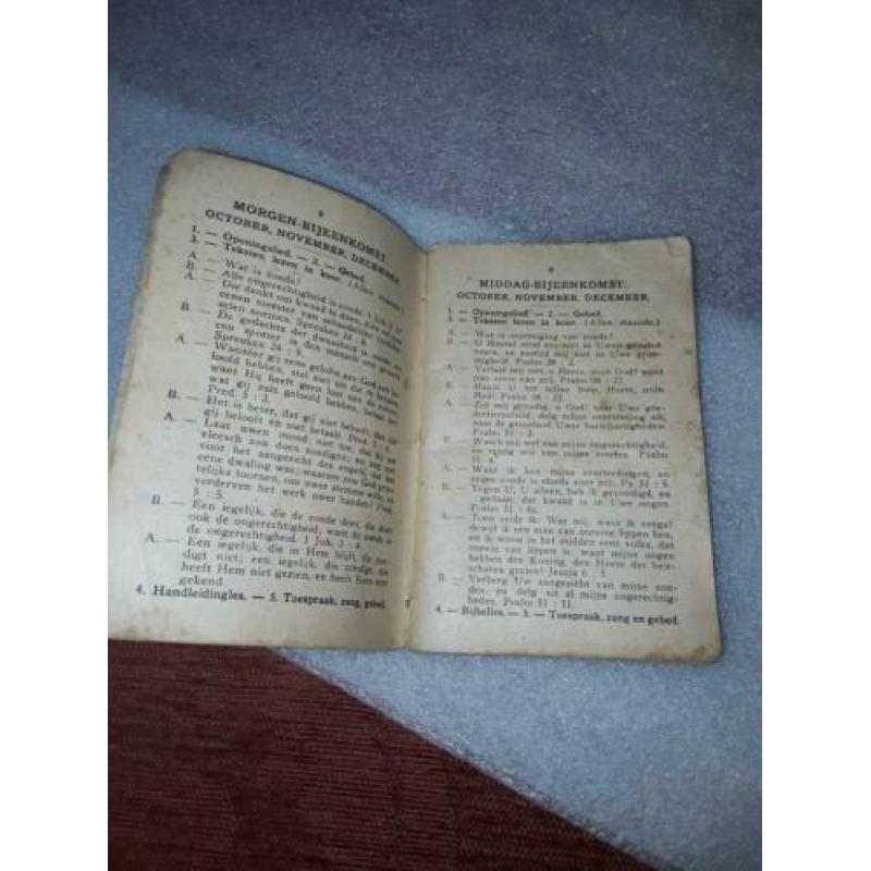 LEGER DES HEILS kaart en liederenboek 1928