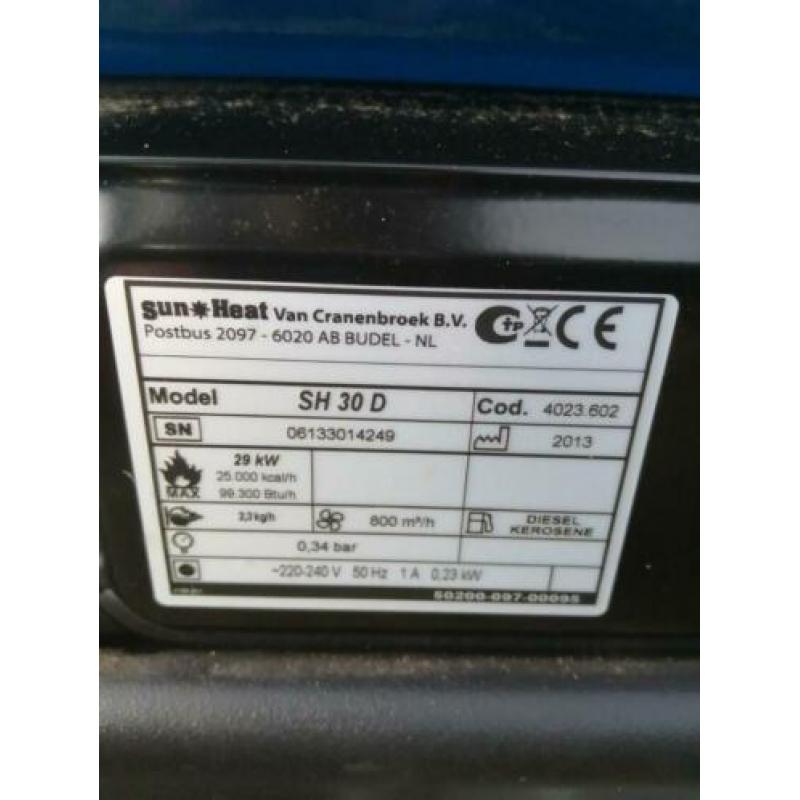 Heteluchtkanon sun heat sh 30d 29kw