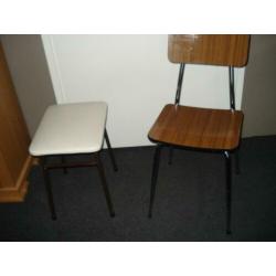 retro stoelen 4 verschillende