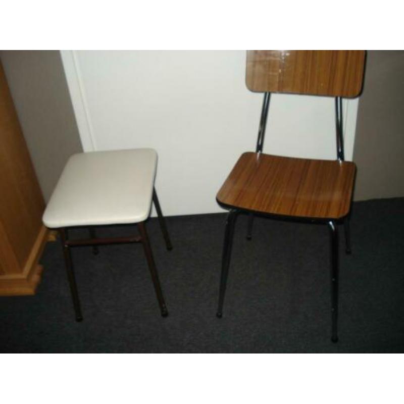 retro stoelen 4 verschillende