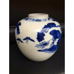 Oude Chinese gemberpot voorraadpot