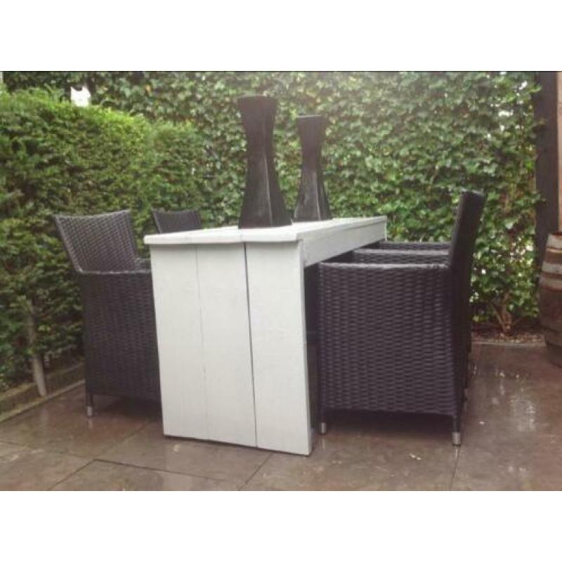 Tuintafel met 4 stoelen