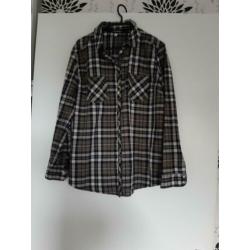 Geruite Blouse/Blousje maat M