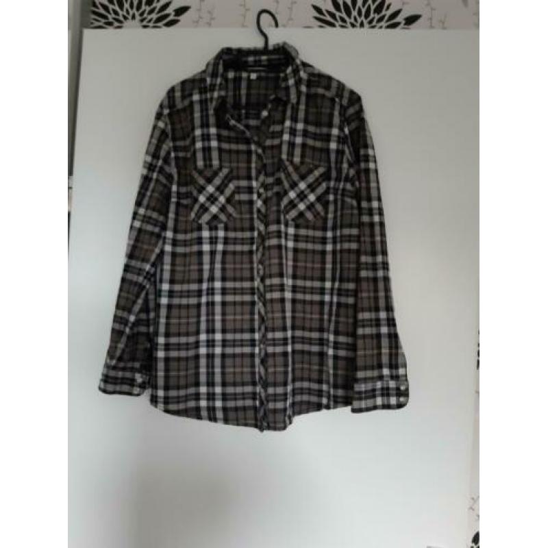 Geruite Blouse/Blousje maat M