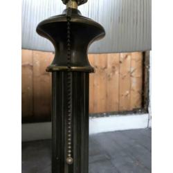 Prachtige - vintage -koperen lamp
