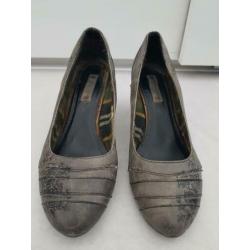 Grijze casual pumps van S. Oliver, maat 41