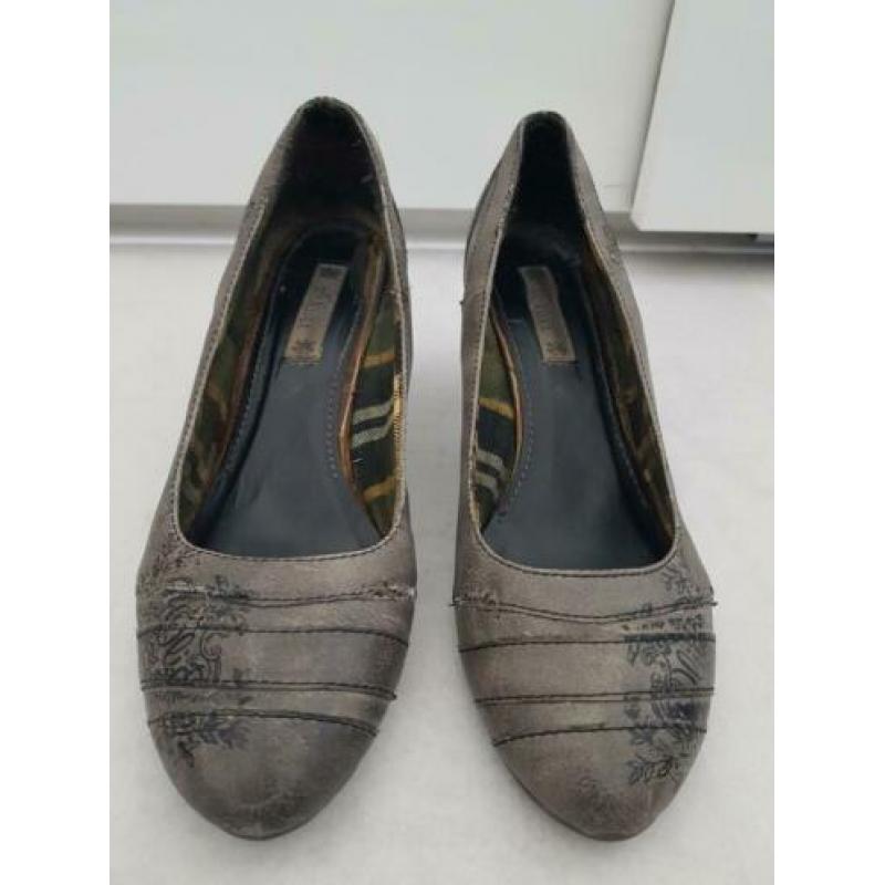 Grijze casual pumps van S. Oliver, maat 41